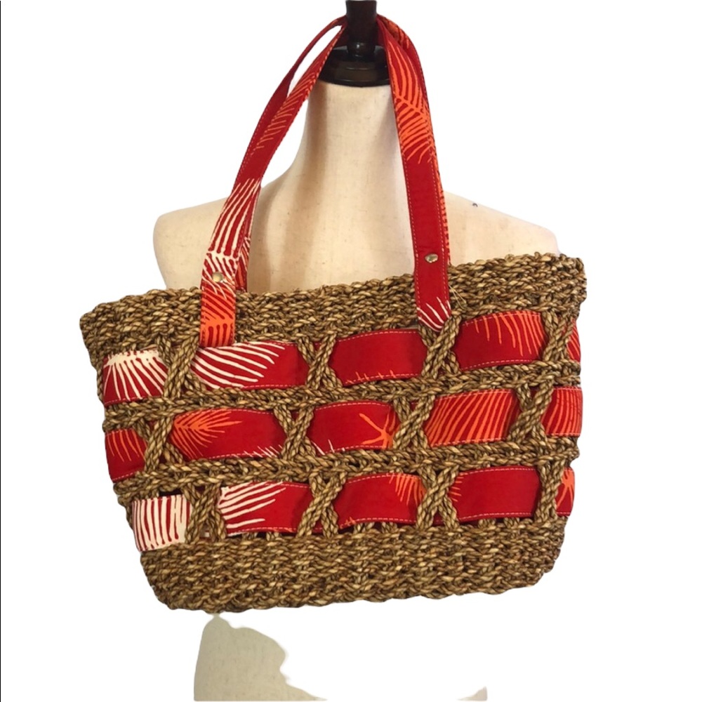 Wicker Tote Bag
